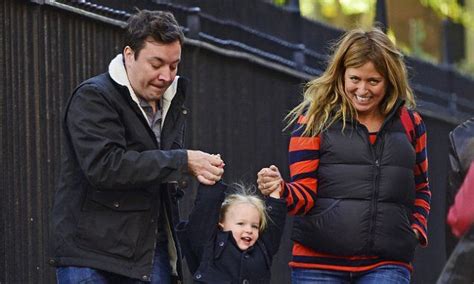 Jimmy Fallon And Wife Nancy Stroll With Daughter Winnie Jimmy Fallon
