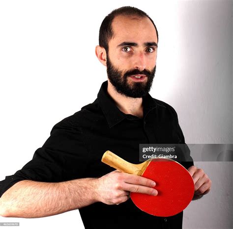 Man Playing Ping Pong High Res Stock Photo Getty Images