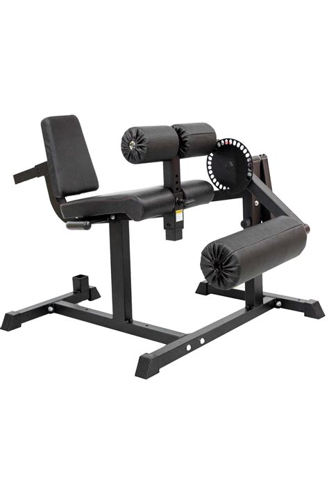 Plate Loaded Lying Prone Hamstring Curl And Leg Extension Machine