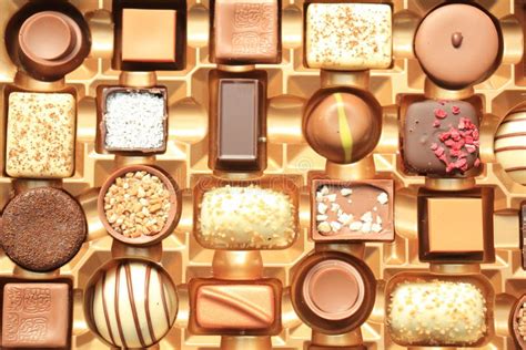 Luxurious Chocolates In Box Stock Image Image Of Luxurious Fruit