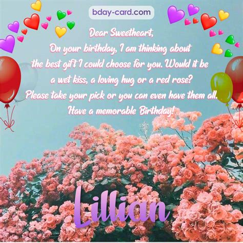 Birthday Images For Lillian 💐 — Free Happy Bday Pictures And Photos