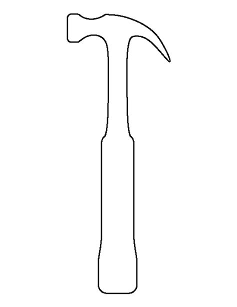 Printable Hammer Template