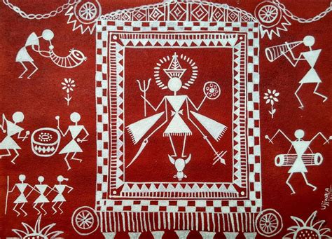 Warli Painting Is An Ancient Tribal Painting Art Practiced In Thane