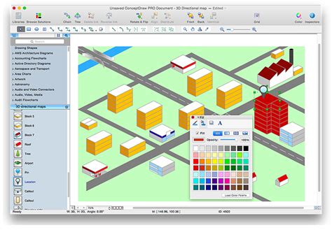 Directional Maps How To Create A Directional Map Using Conceptdraw