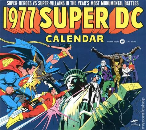 Super Dc Calendar 1976 1978 Comic Books