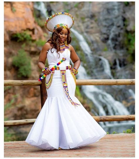 zulu traditional outfit dresses for african bride wedding … south african traditional dresses