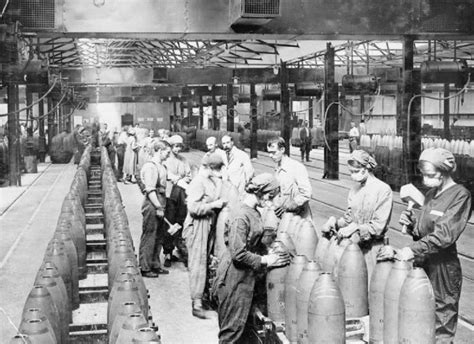 British Munitions Factories Mainly Employed Womeniwm Peace History