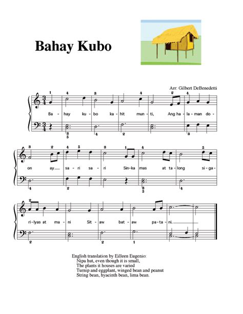 Bahay Kubo Philippine Childrens Songs Philippines Mama Lisas