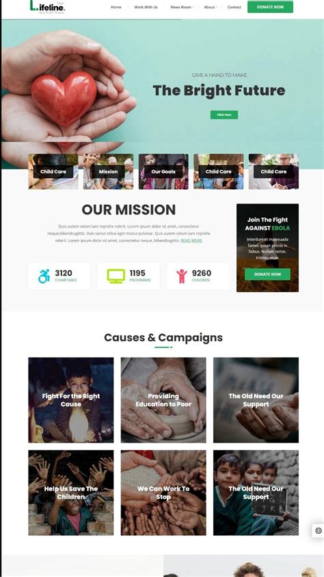 The Ultimate Nonprofit Wordpress Theme For Charities Fundraisers And