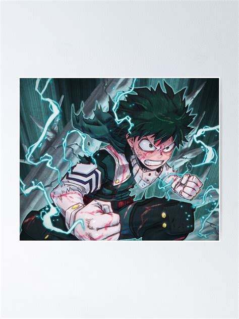 My Hero Academia Midoriya Izuku Deku Poster For Sale By Trbl