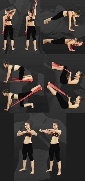 8 idées de exo elastiband exercices avec bande élastique exercice elastique elastique fitness
