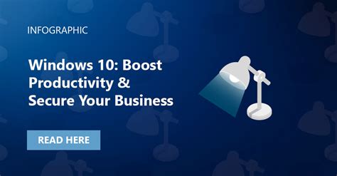 It Infographic Windows 10 Pro Boost Productivity And Security