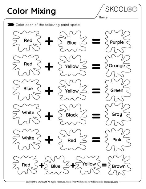 Color Mixing Activities For Kids Preschool Activities