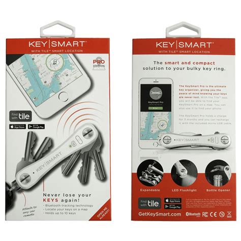 A smart key is a key designed for electronically accessing a corresponding vehicle. KeySmart Pro with Tile