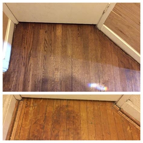 Refinishing Old Hardwood Floors Before And After Labeerweek