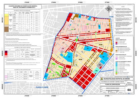 Plano De Zonificacion