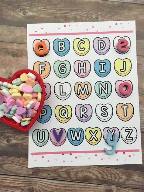 Valentines Day Alphabet Activities In 2020 Alphabet Activities