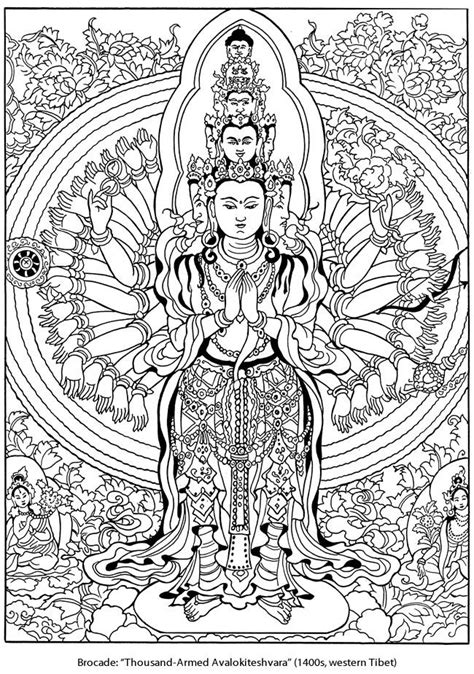 Printable Buddhist Coloring Pages