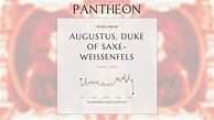 Augustus, Duke of Saxe-Weissenfels Biography - Administrator of the ...