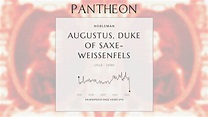 Augustus, Duke of Saxe-Weissenfels Biography - Administrator of the ...