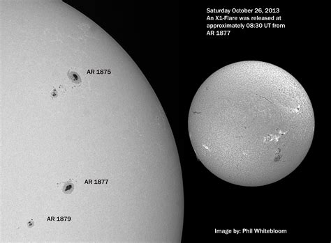 Sun In White Light And Hydrogen Alpha 10262013 Astronomy Magazine