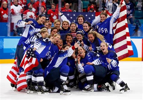 Us Womens Hockey Wins Gold Beating Canada The Washington Post
