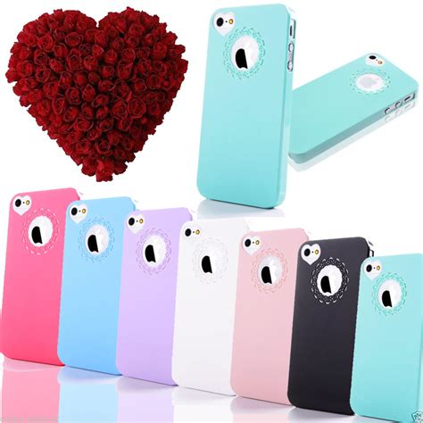 Ultra Thin Hard Cute Heart Love Case For Apple Iphone 5s 5 And Iphone 4