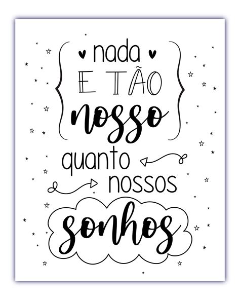 Frase De Letras Positivas Em Portugu S Brasileiro Perfeito Para Decora O E Ilustra Es