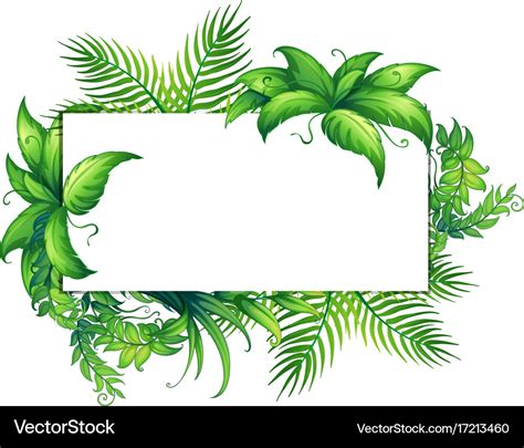 Leaf Border Design Drawing