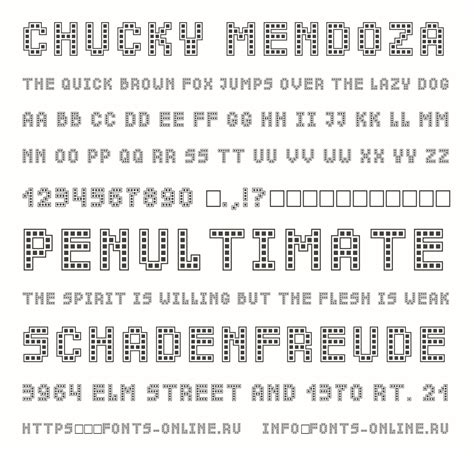 Chucky Mendoza Font
