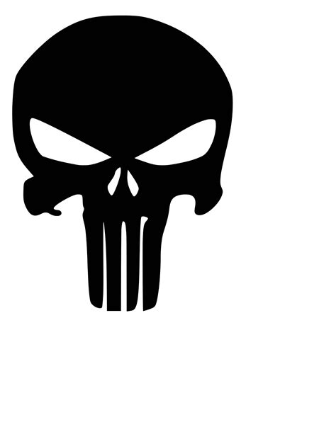 Punisher Skull Svg Cutting File Etsy Australia