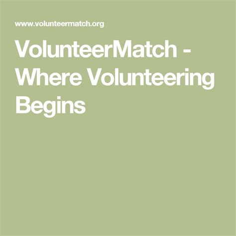 Pin On Volunteer Opportunities