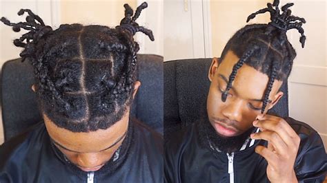 Mens Braids Hairstyle 4 Box Braids Hairstyles For Men Quick Easy