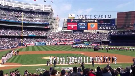 2013 New York Yankees Opening Day Introduction Youtube