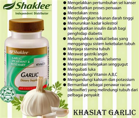 Coretan Murni Alysa Khasiat Bawang Putih Dalam Garlic Complex Shaklee