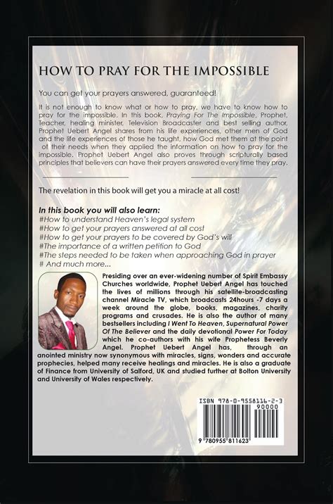 I Praying For The Impossible By Prophet Uebert Angel Out Now