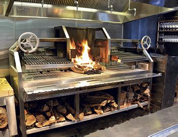 Cut lengthwise for smaller eggplants or in disks top to bottom for larger eggplants. Restaurant Equipment Wood Burning Grill