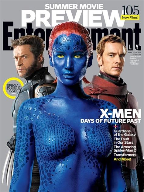 x men days of future past featured on cover of ew summer movie preview issue