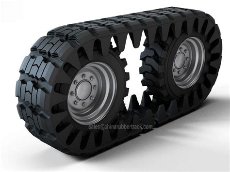 Skid Steer Loader Ott Rubber Track Over Tire Tracks China Manufacturer