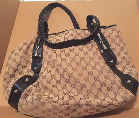 Gucci Pelham Horsebit Gg Guccissima And Leather W Braided Brown Straps