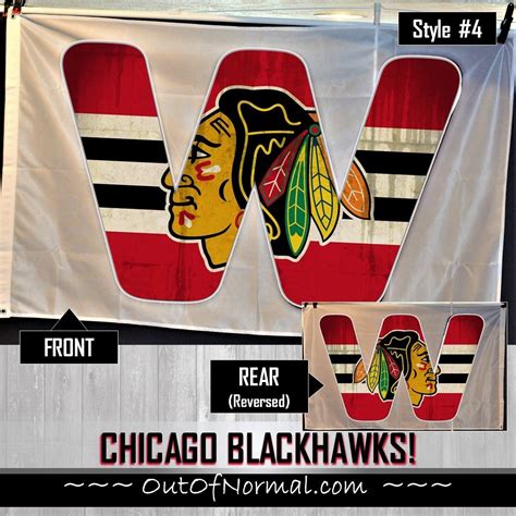 Chicago Blackhawks 3x5 W Win Flag Nhl Stanley Cup Champions