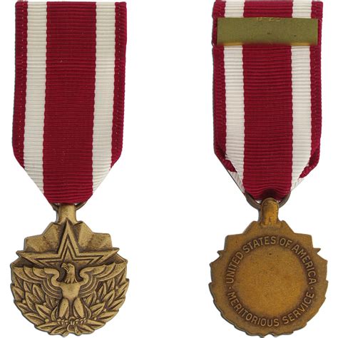 Meritorious Service Medal Miniature Miniature Badges Military