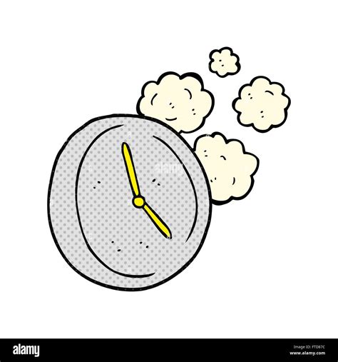 Freehand Drawn Cartoon Ticking Clock Stock Vector Image And Art Alamy