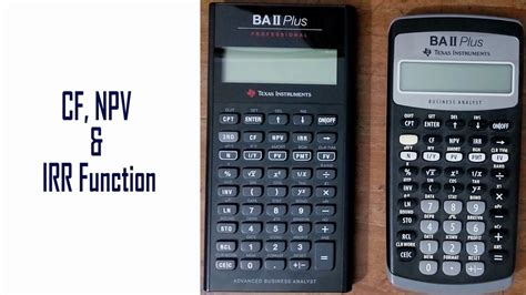 Comments to ba financial calculator plus on android. CF, NPV and IRR Function: BAII Plus Financial Calculator ...