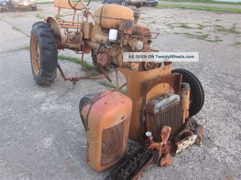 1948 Vintage Allis Chalmers B Farm Tractor For Repair