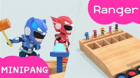 Learn Colors With Miniforce Ranger Color Change Color Play Mini