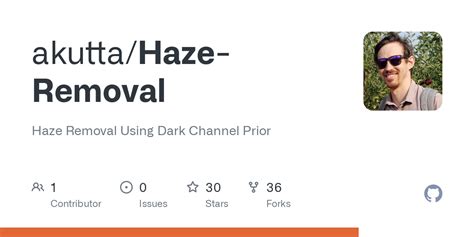 Github Akuttahaze Removal Haze Removal Using Dark Channel Prior