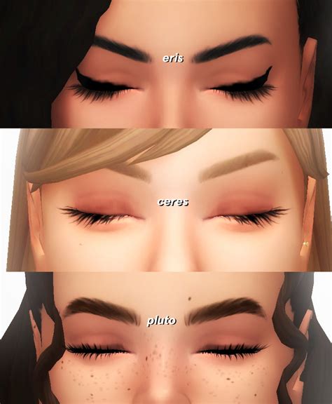 Caesarsims Pluto Brows Los Sims 4 Mods Sims 4 Body Mods Sims 4 Game