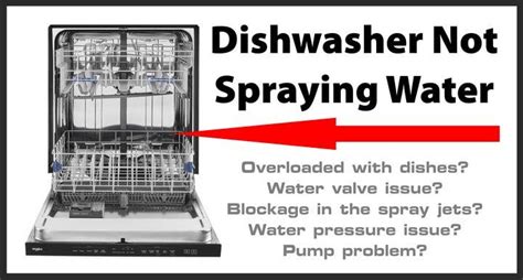 How do i fix my dishwasher that will not drain?check for a clog:make sure the kitchen sink drain is not clogged.if a disposer is installed, run. Dishwasher Not Spraying Water - How To Repair | Dishwasher ...
