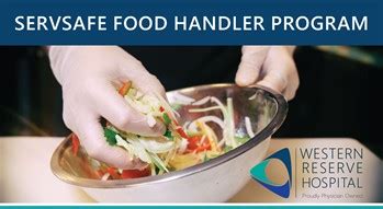 Servsafe® is one of several programs approved by the conference on food protection as meeting requirements of a certified food protection manager (cfpm). ServSafe Food Handler Program - Western Reserve Hospital
